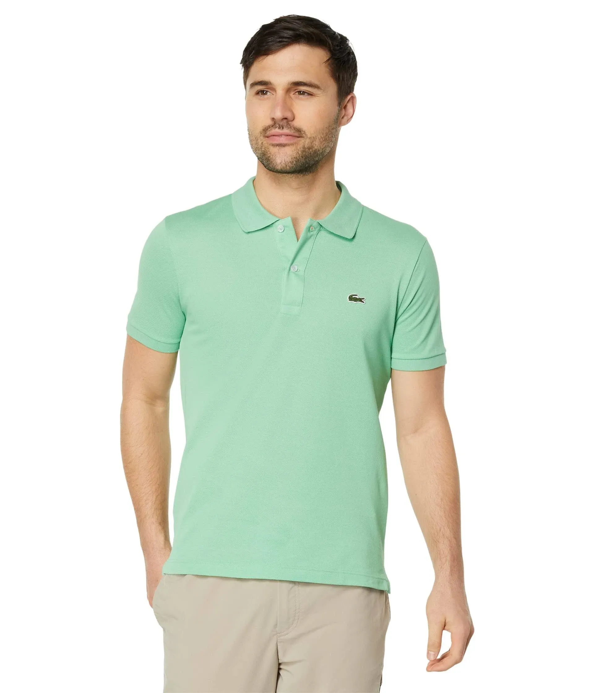 Lacoste Mens Slim Fit Petit Piqu頃otton Polo