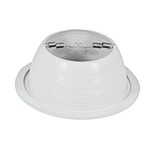 6” Inch Recessed Can Light White Baffle Trim Replaces Halo 310W R/PAR30 24 Pack