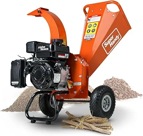 SuperHandy 3 in. Gas Wood Chipper TRI-GUO035