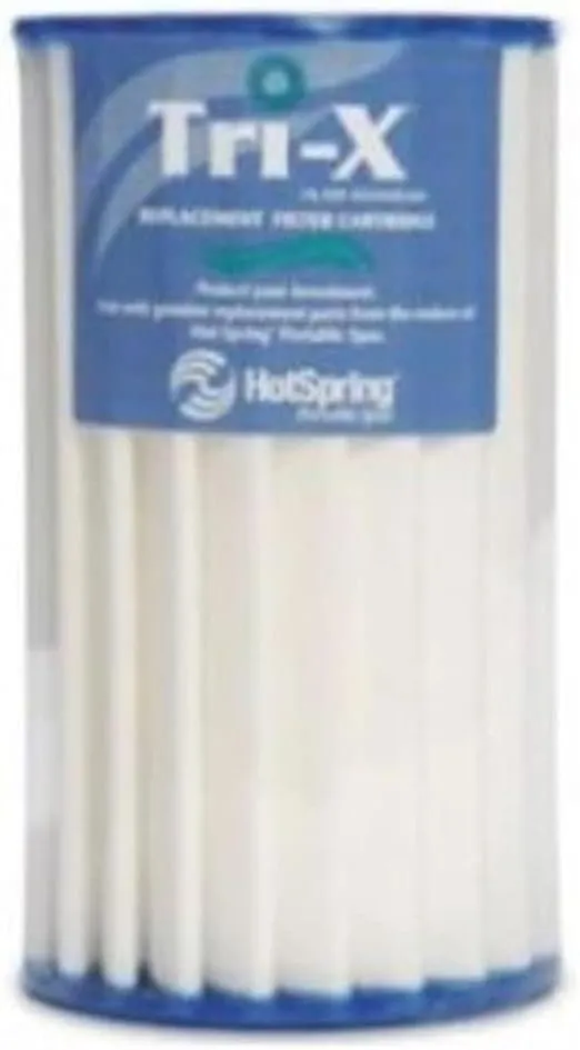 Hot Spring Spas Tri-X Ceramic Cartridge Filter Single 73250, white