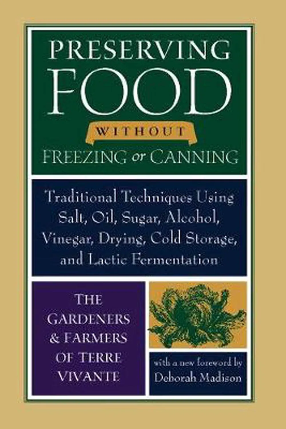 Preserving Food Without Freezing Or Canning: Traditional Techniques Using Salt, Oil, Sugar, Alcohol, Vinegar, Drying, Cold Storage, and Lactic Fermentation [Book]