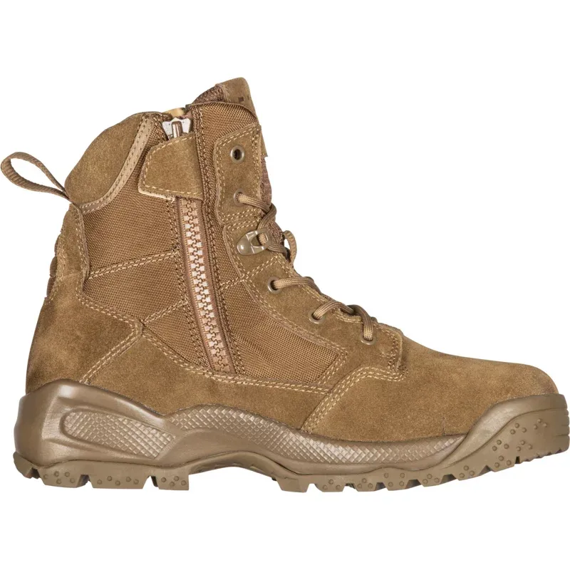 "5.11 Tactical Men's A.T.A.C. 2.0 Desert 6 in Side Zip Tactical Boots"