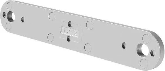 Transom Support Plate for Lower Bolt Holes 12&#034; X 2&#034;, Holes 10&#034;