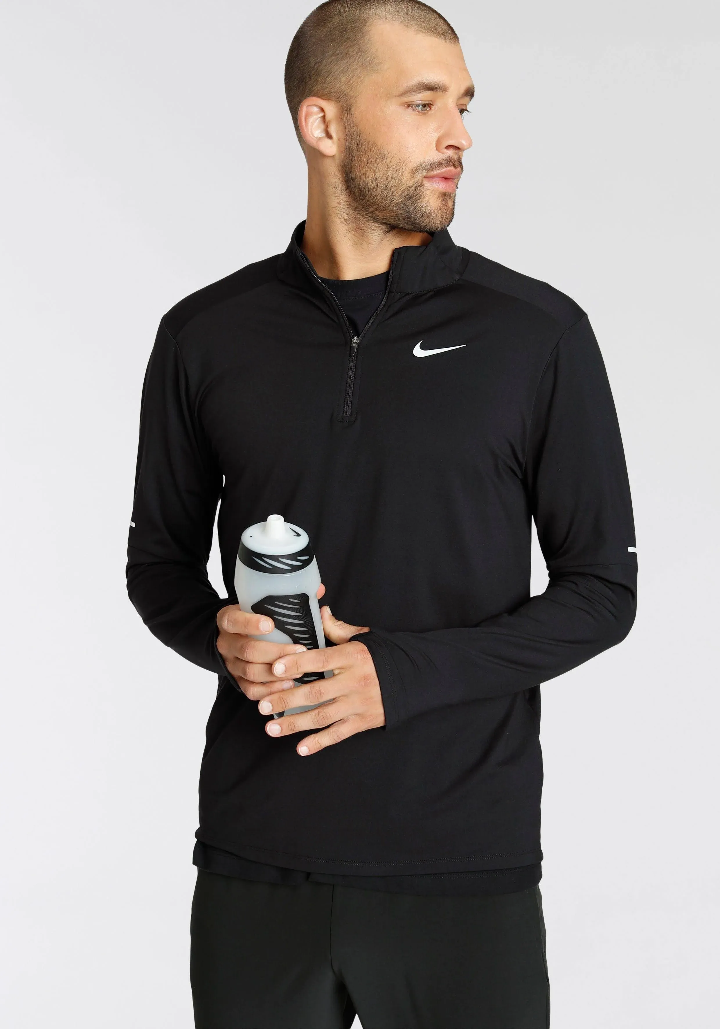 Nike Men's Dri-FIT Element Zip Running Top