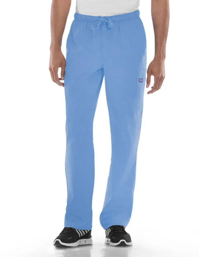 Medical Cargo Pants for Men Workwear Originals, Zipper Fly Scrubs for Men 4000