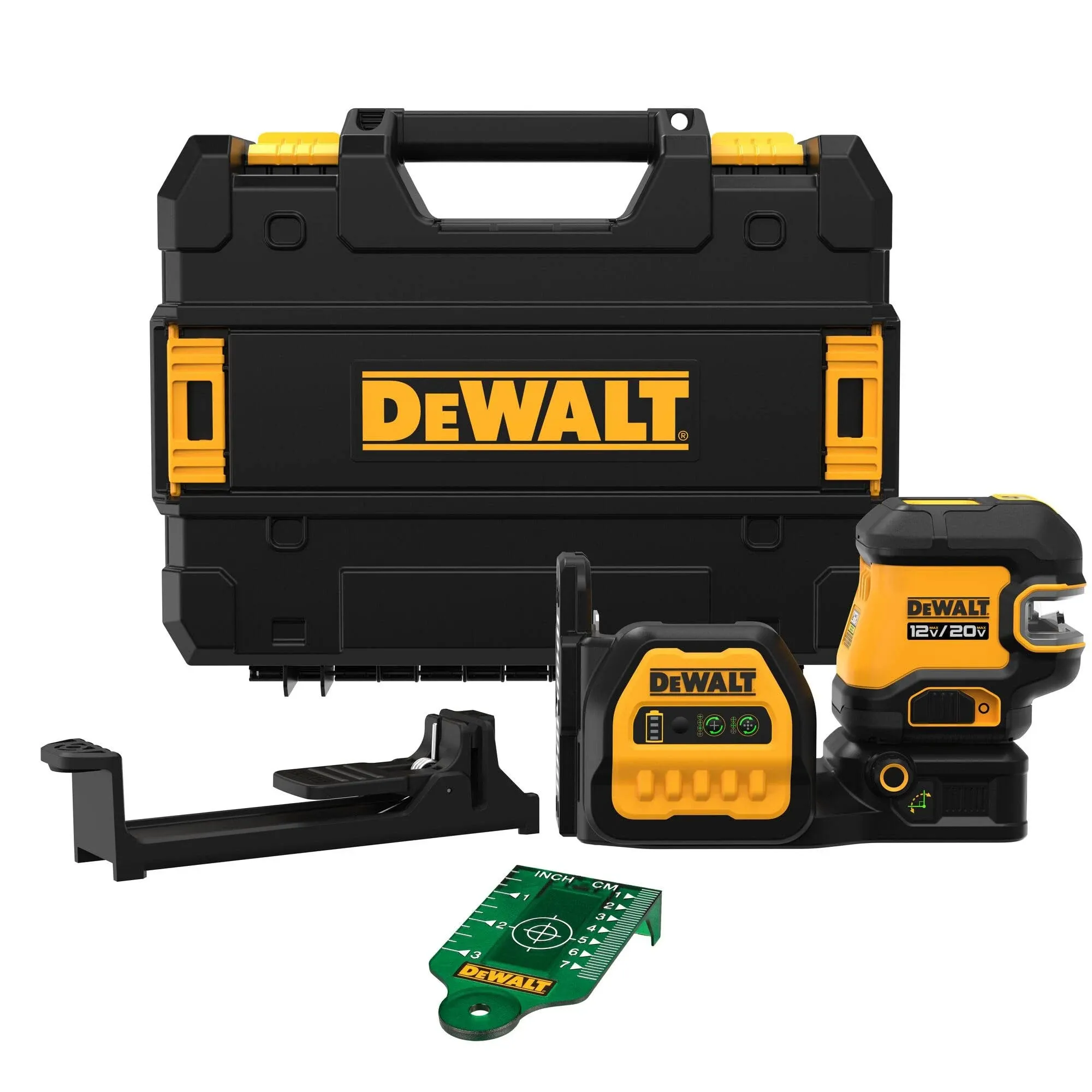 DeWalt DCLE34520GB 20V MAX* Cordless 5-Spot Green Line Laser (Tool Only)