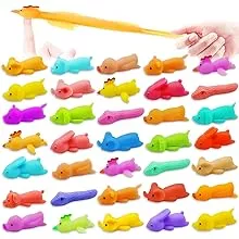 Dshengoo 36pcs Finger Slingshot Catapult Animal Toys,Flick Stretchable Rubber...