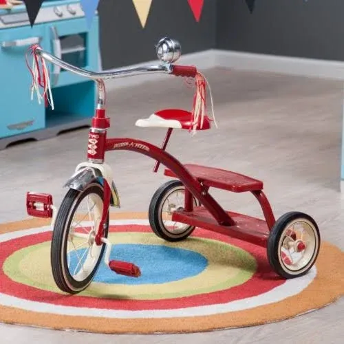 Radio Flyer 12in. Classic Red Dual Deck Tricycle