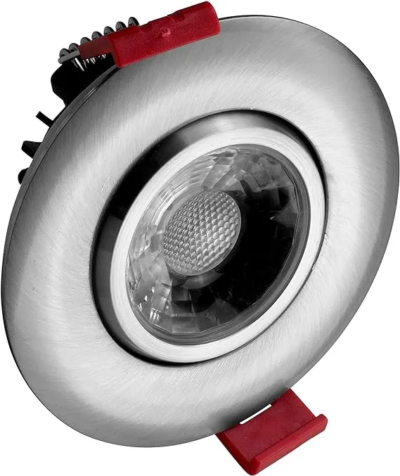 3-inch LED Gimbal Recessed Downlight in Nickel, 4000K