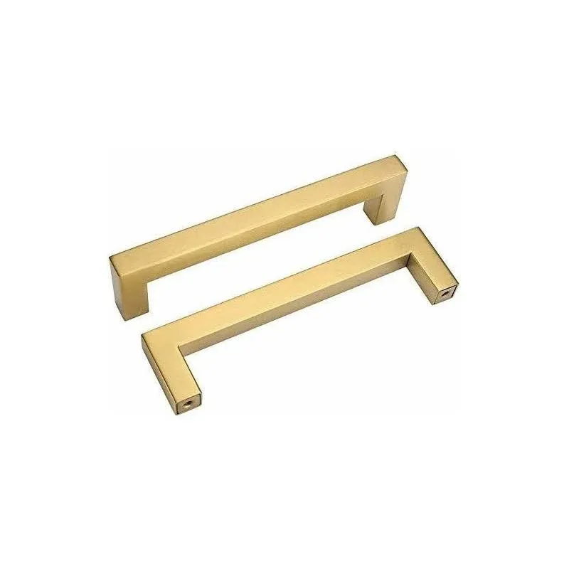 10 Pack/brass Cabinet Pulls 5 Inch Gold Cabinet Handles Brushed Gold Cabinet Pul