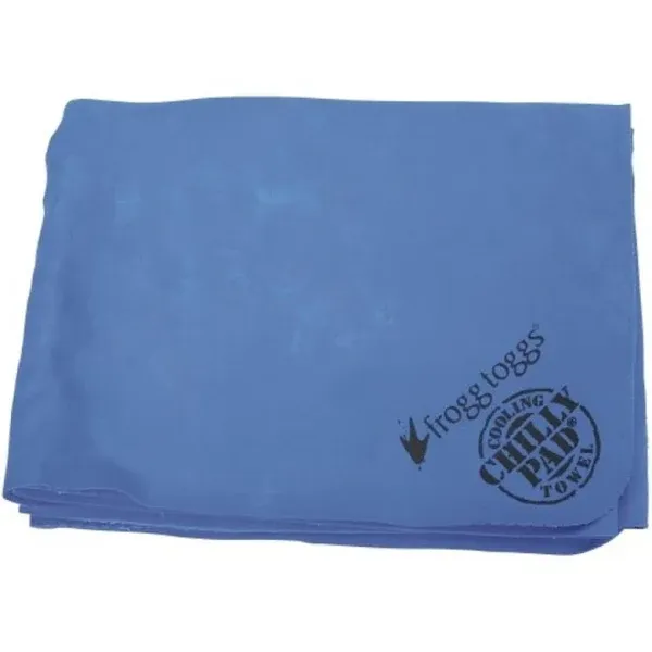 Frogg Toggs Chilly Pad Cooling Towel Blue 33”x13” NEW