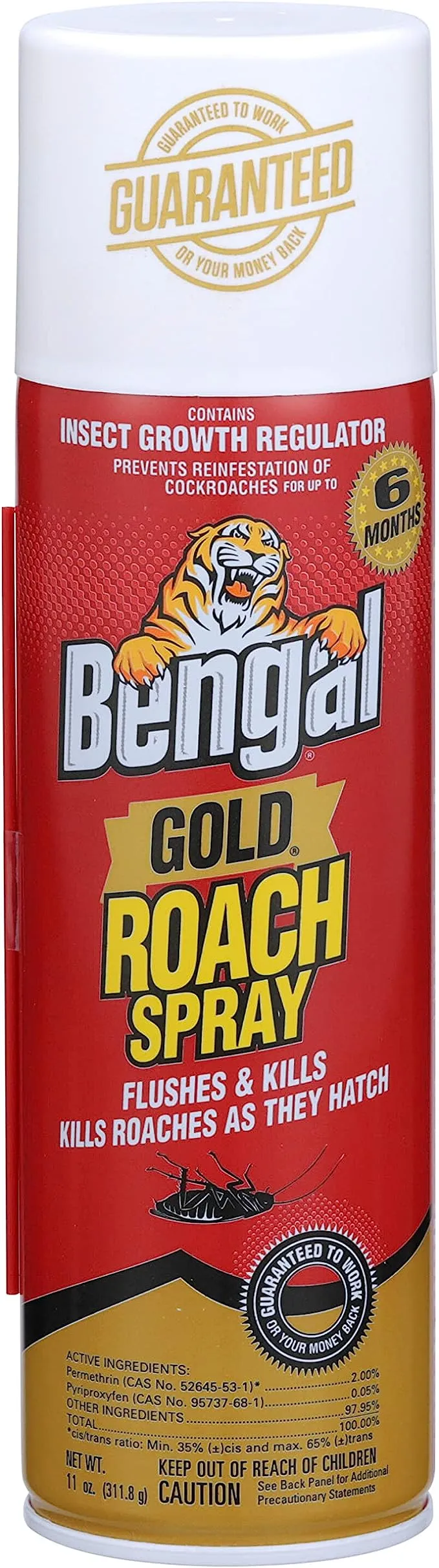 Bengal Gold Roach Spray Liquid Insect Killer 11 oz 2 Pack, Size: None, Red