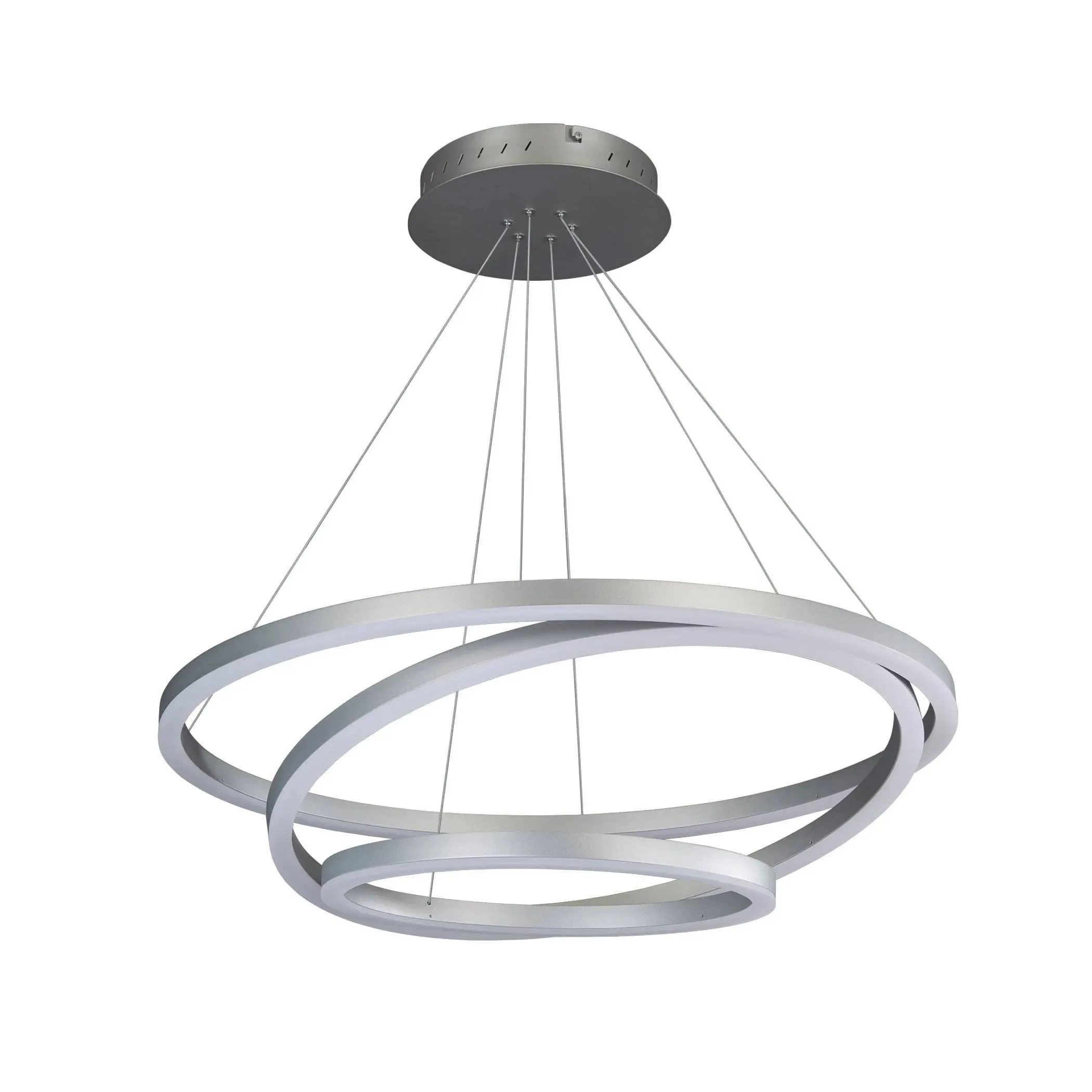 Tania Trio Adjustable Modern Circular LED Pendant