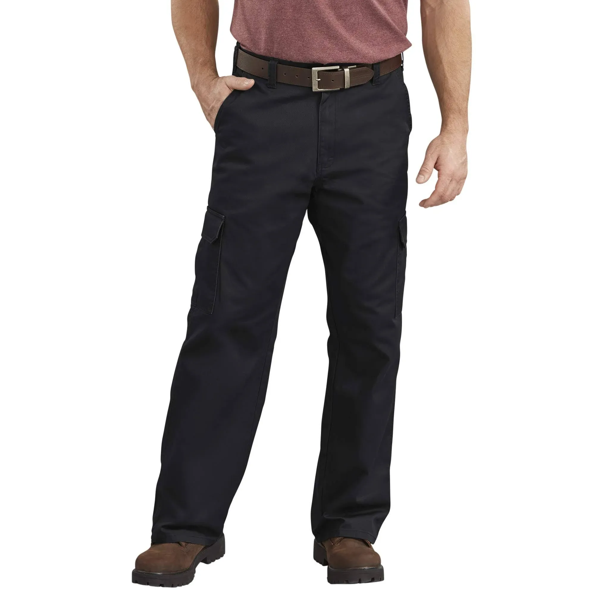 Dickies Loose Fit Straight Leg Cargo Pants - Charcoal