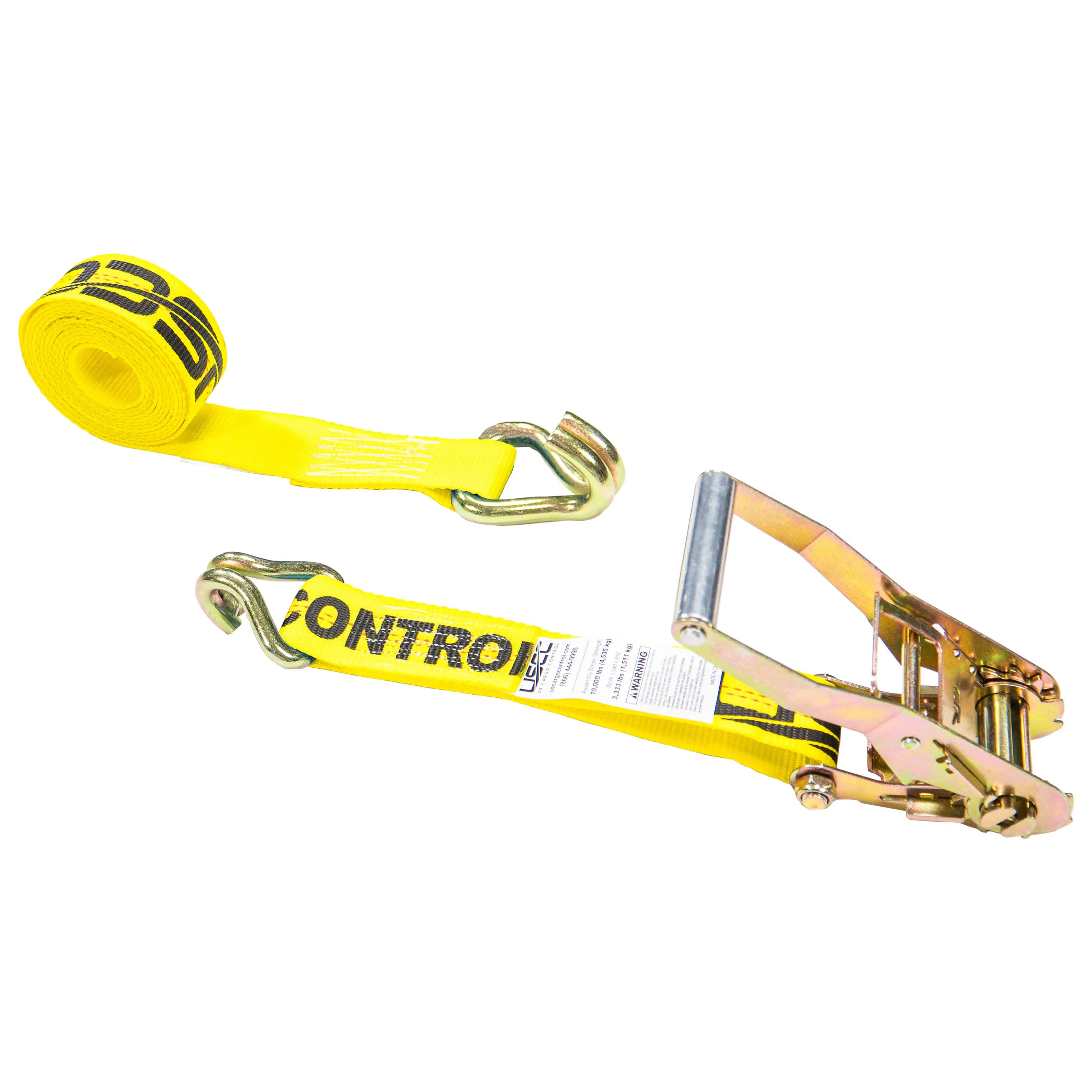 US Cargo Control 5012WH-Y Strap Sling: 2&#034; Wide, 3,333 lb Vertical Yellow