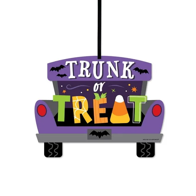 Big Dot of Happiness - Trunk or Treat - Hanging Porch Halloween Car Parade Party ...