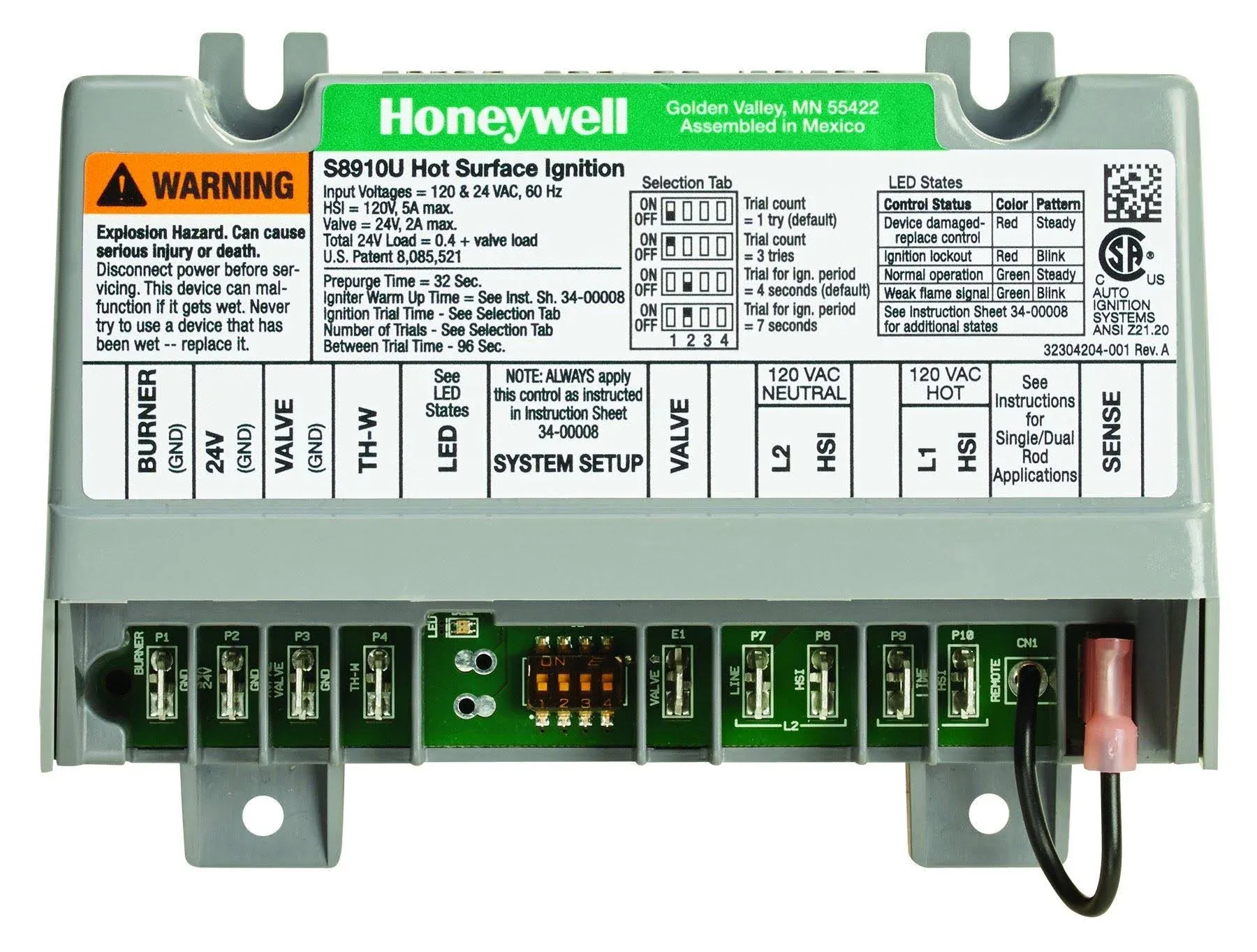 Honeywell S8910U3000 Universal HIS Module