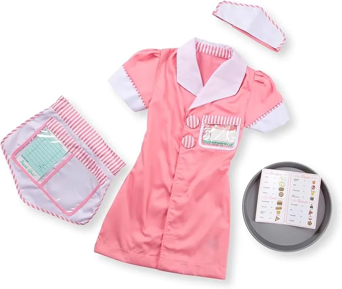 Melissa & Doug Waitress Role Play Girls Costume