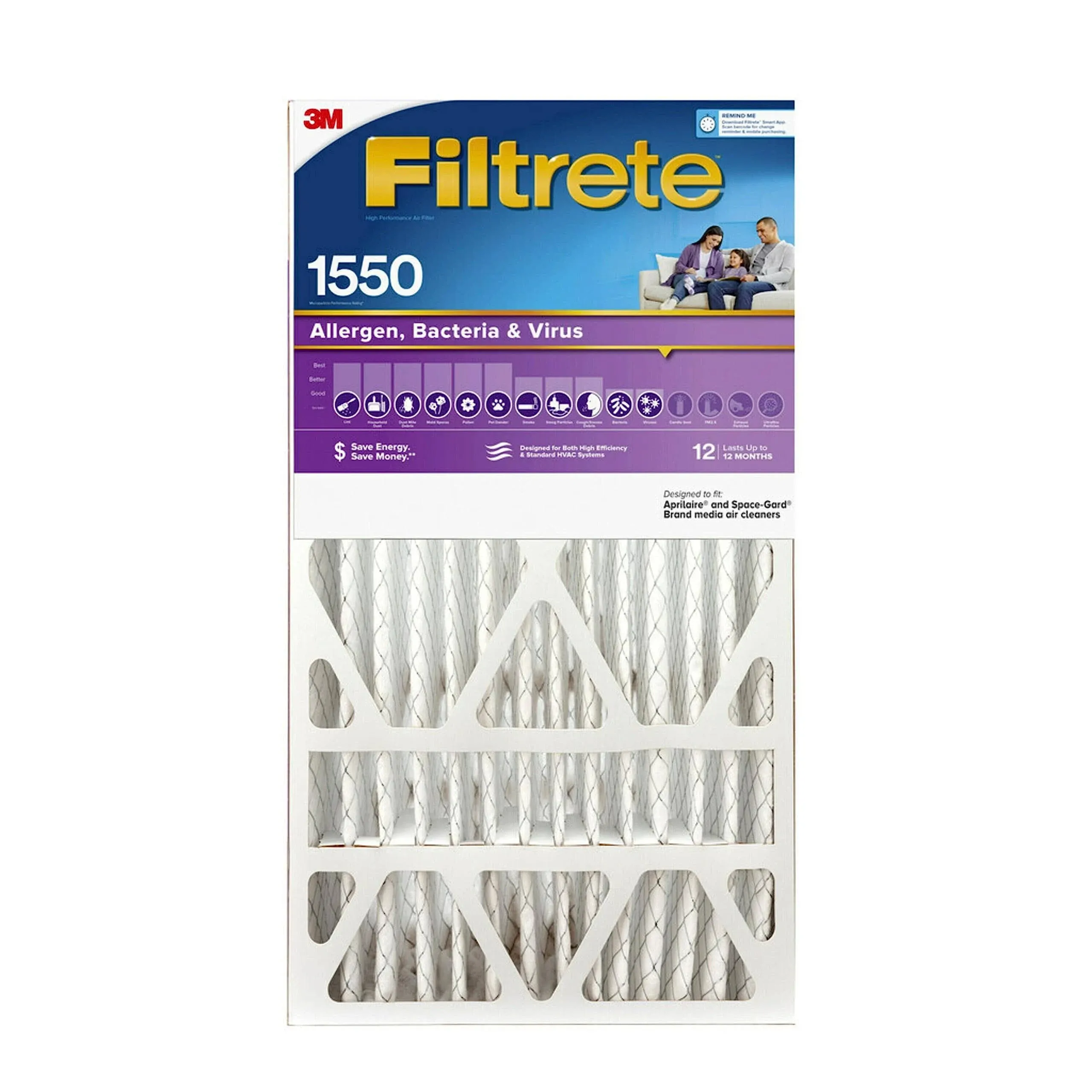 Filtrete Ultra Allergen Reduction Deep Pleat Filter