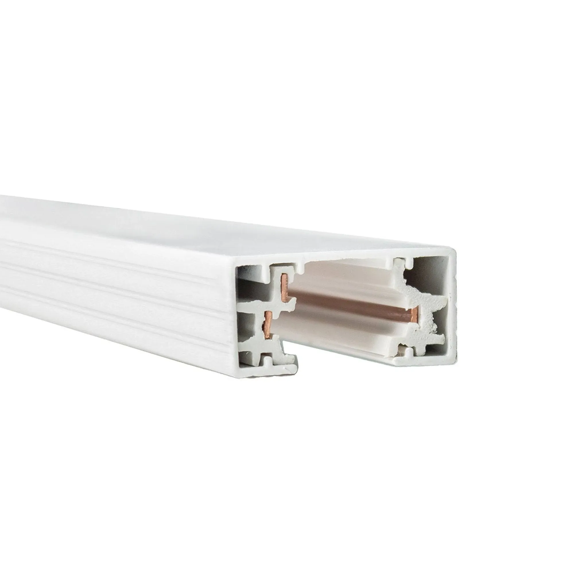 WAC Lighting H System Track White Single Circuit HT4-WT