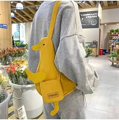 Kawaii Cartoon Duck Shoulder Bag