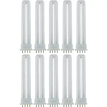 Sunlite PL13/E/SP27K/10PK 13W Compact Fluorescent Plug-in PL 4-Pin Bulb 720Lm Warm White 2700K 2GX7 Base (40493-SU)