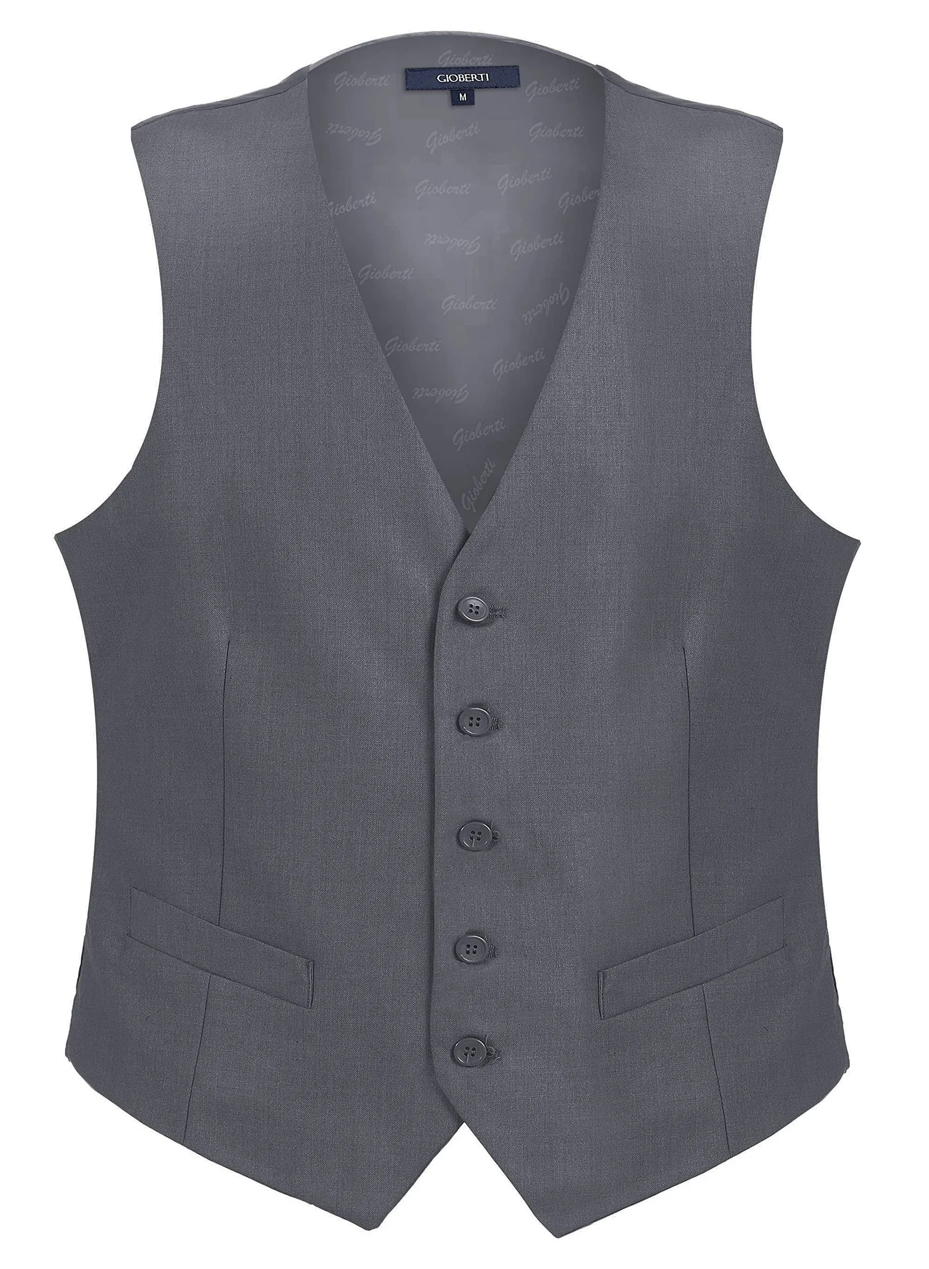 Gioberti Men's Formal Suit Vest