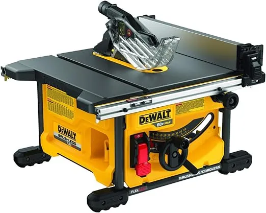 DEWALT FLEXVOLT 60V MAX* Table Saw, 8-1/4-Inch, Tool Only (DCS7485B)