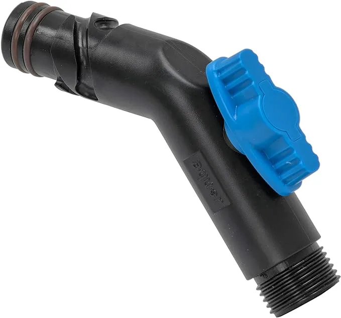 Aquor Removable Faucet Hose Connector, Jet Black