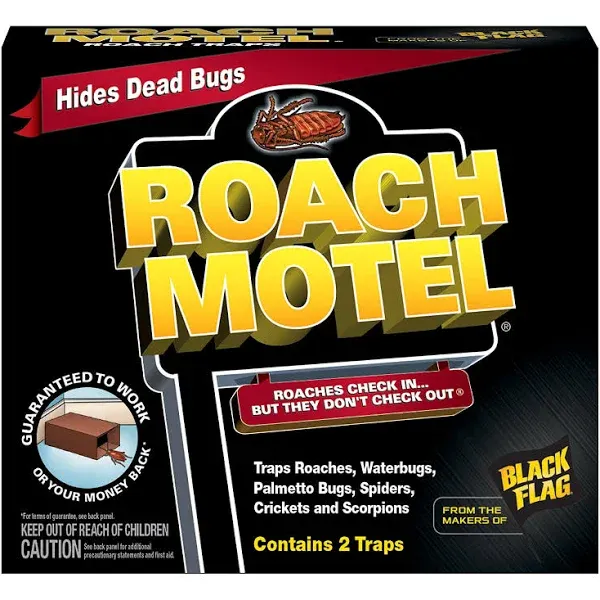 Black Flag Roach Motel Insect Trap, 12-Pack