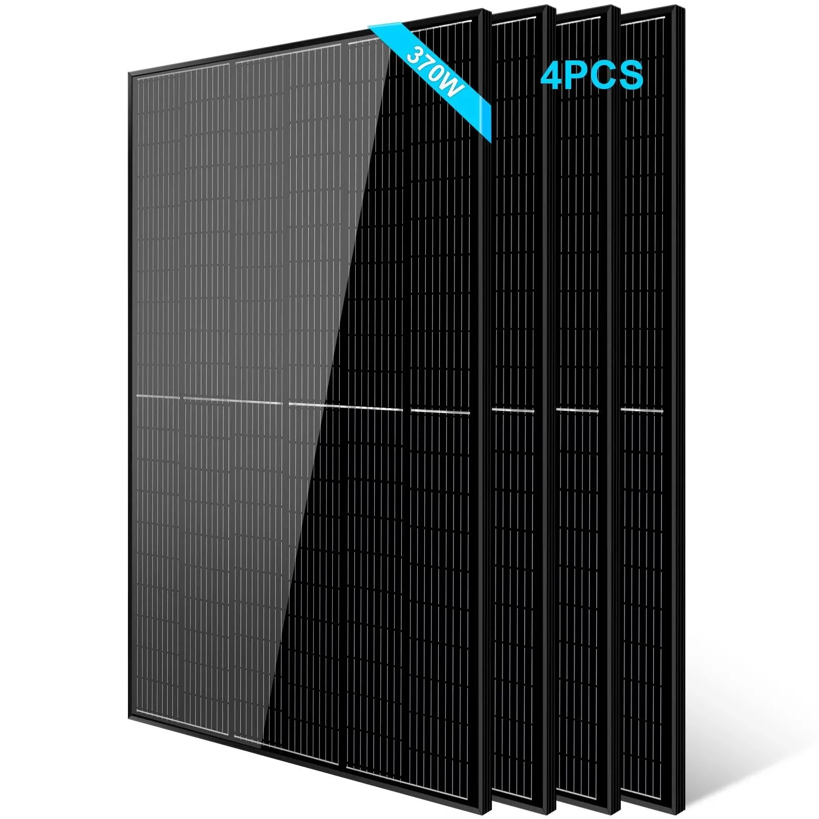 SUNGOLDPOWER 370W Solar Panels Monocrystalline Grade A Solar Cell