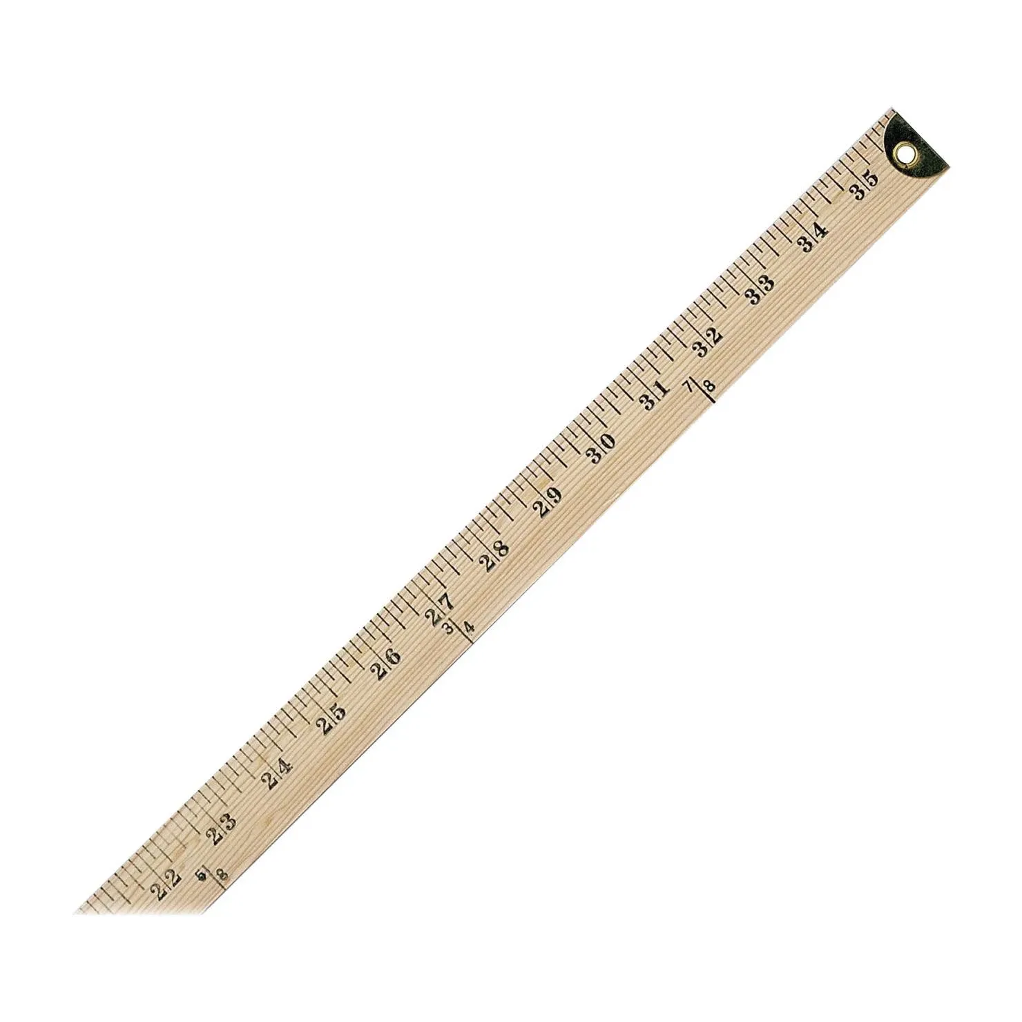 Westcott 10425 Wood Yardstick with Metal Ends, 36-Inch