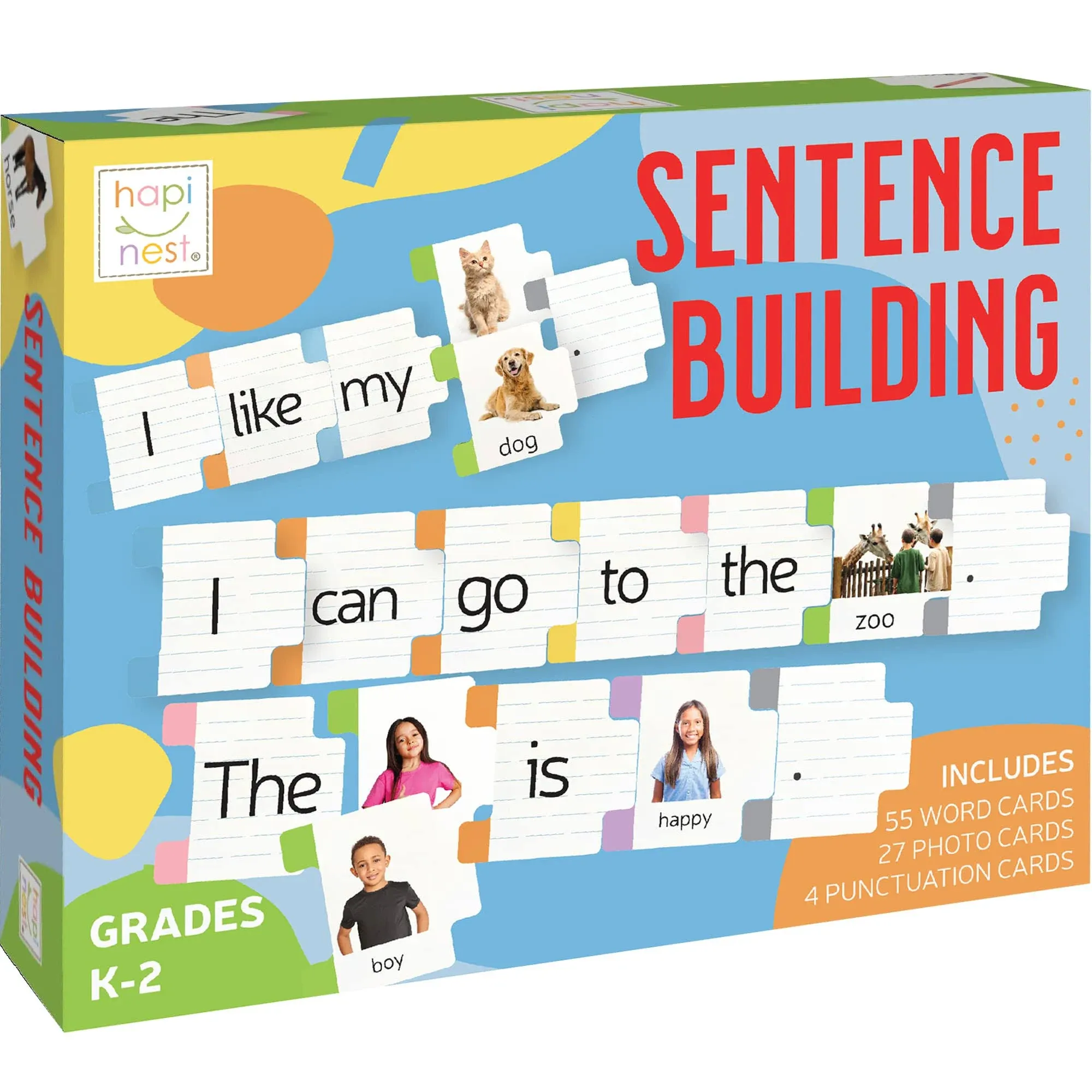 Hapinest Sentence Building Learning Game for Kids | Grammar Reading and Speech ...