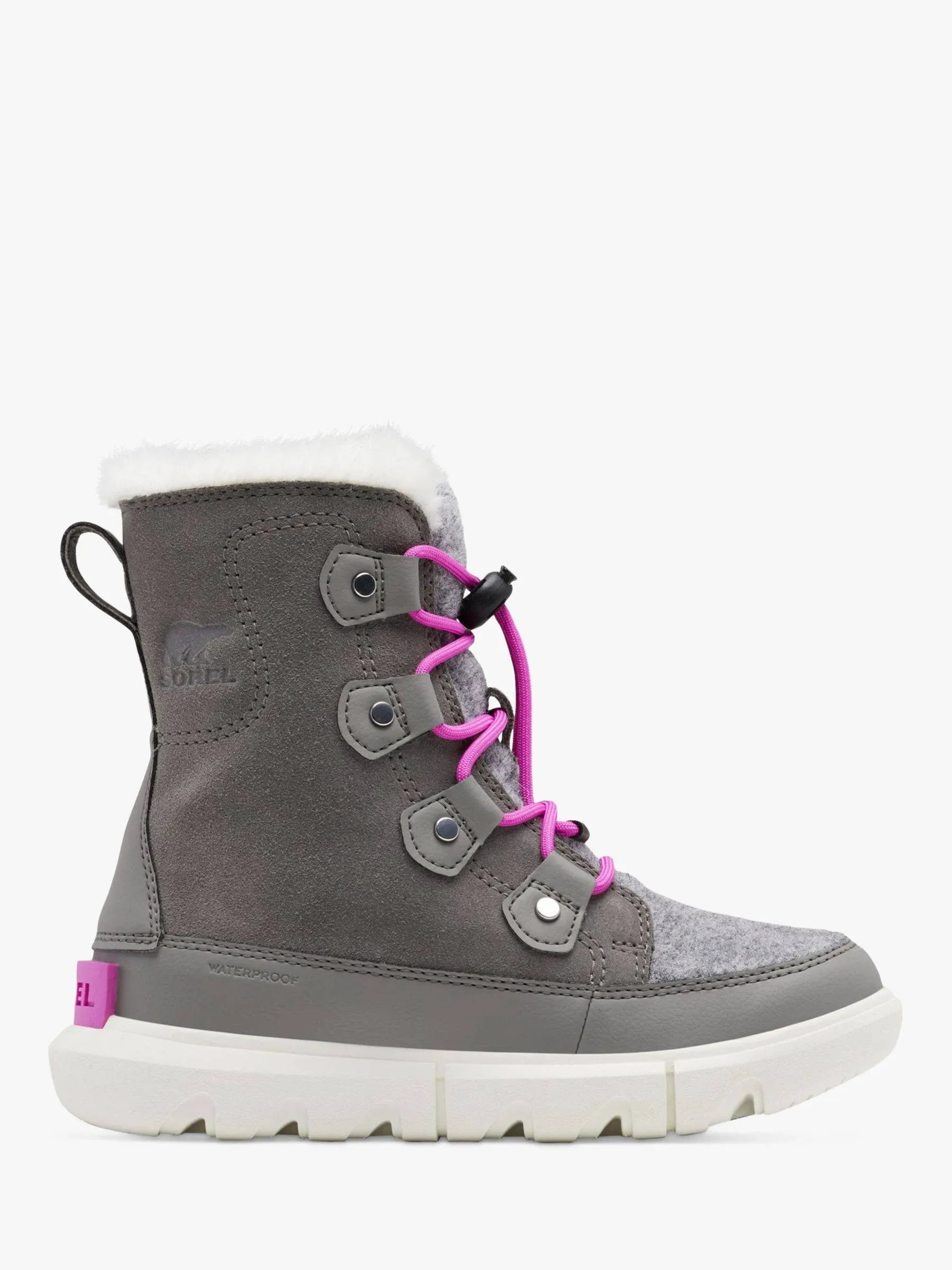 Sorel Girls' Explorer Lace Waterproof Winter Boots