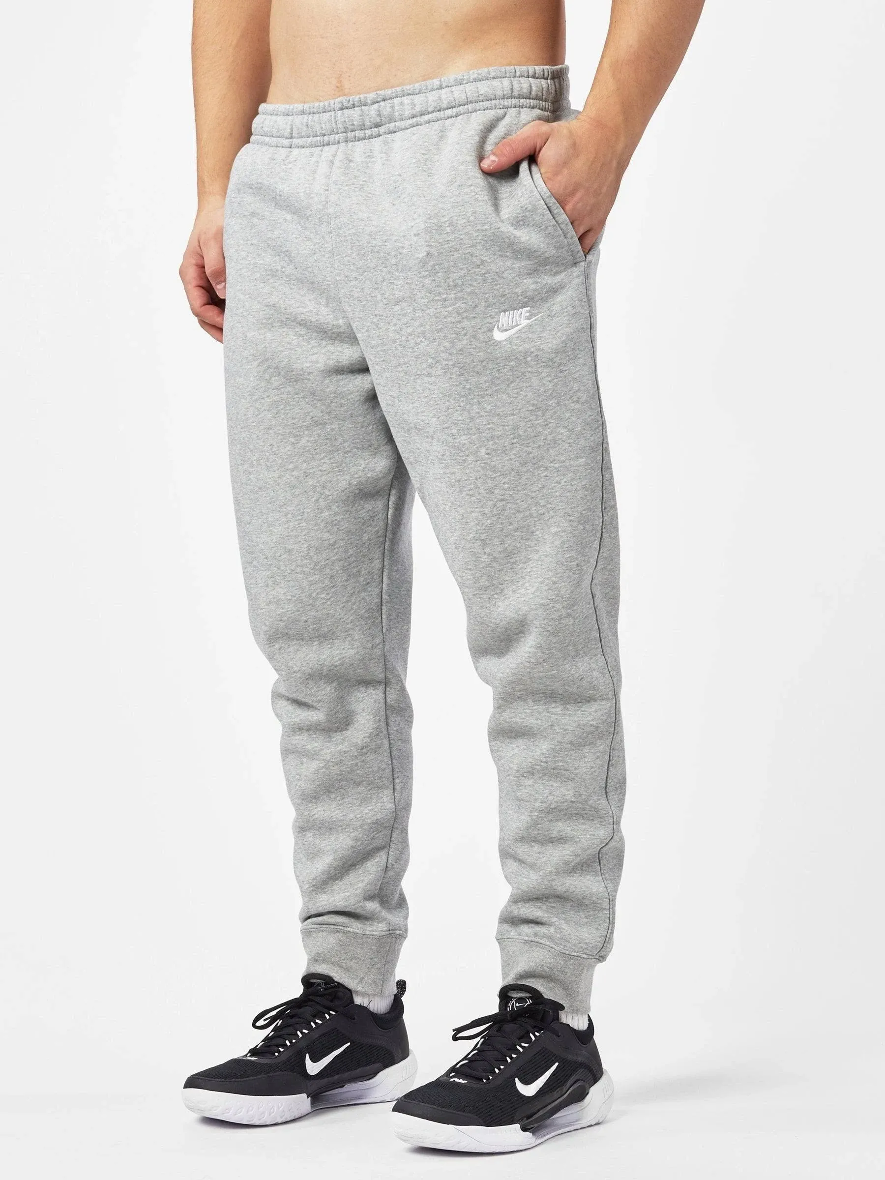 Nike Sportswear Club Fleece Joggers - Dark Grey Heather - XL