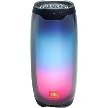 JBL Pulse 4 - Waterproof Portable Bluetooth Speaker with Light Show - Black