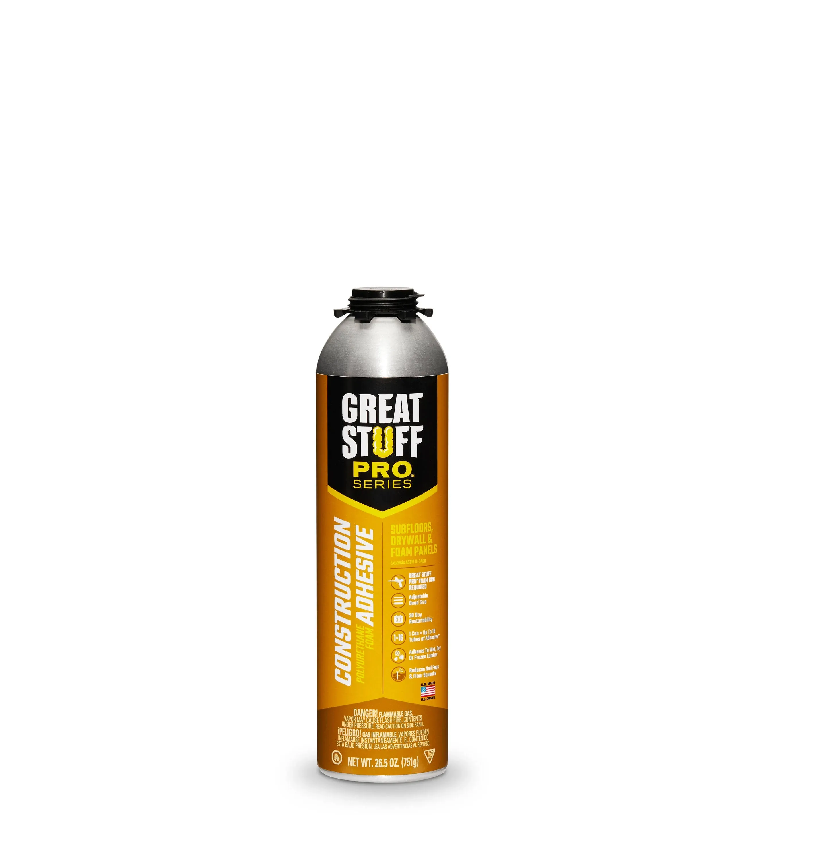 Great Stuff Pro 26.5 oz. Wall and Floor Adhesive 343087