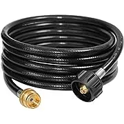 12 Feet Propane Tank Converter Adapter Hose Assembly Replacement for QCC1 / T...