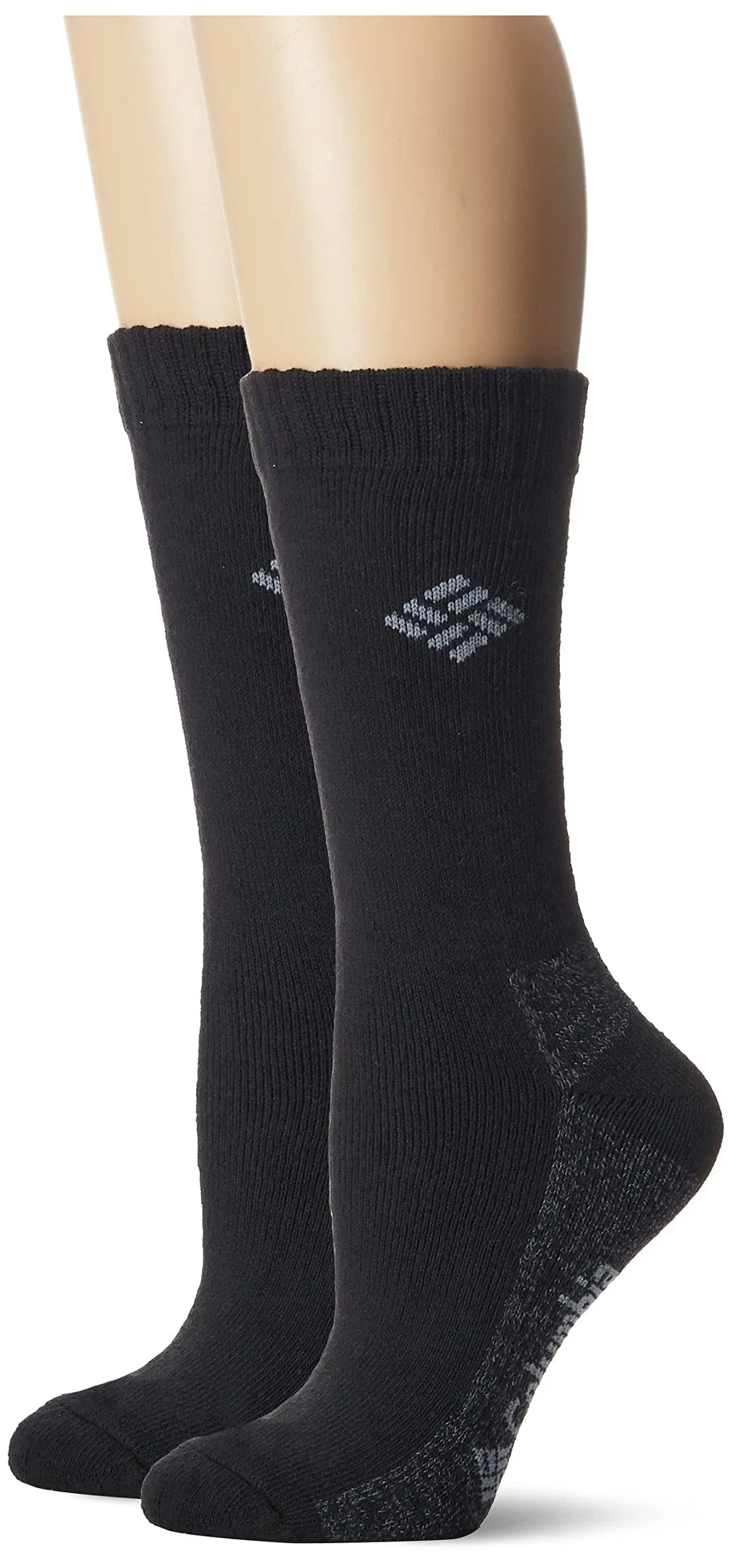 NWT Columbia 4 Pack Black Crew Socks Womens Size 4-10