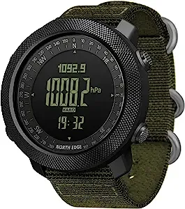 North Edge Men's Outdoor Digital Sports Watch