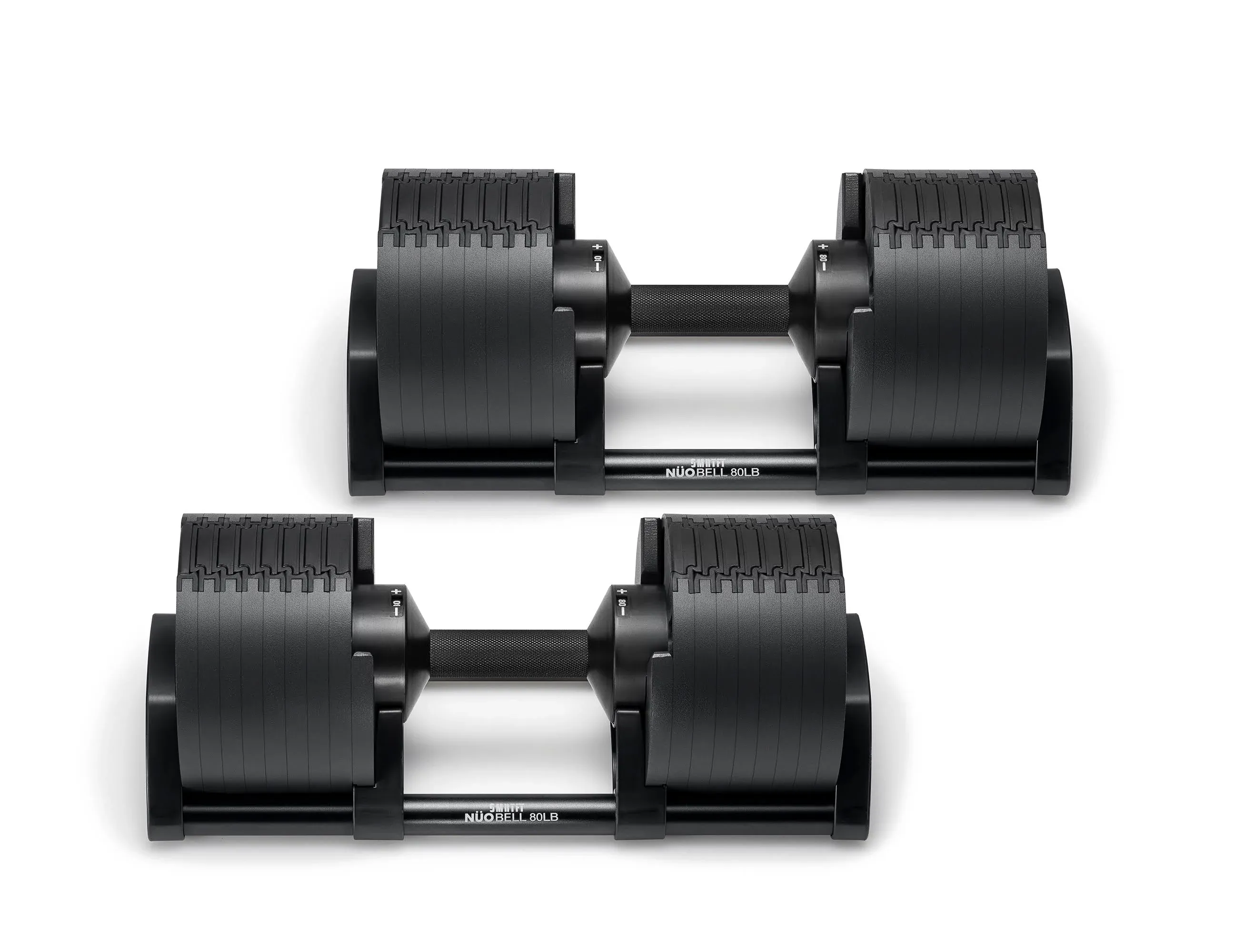 SMRTFT NUOBELL Adjustable Dumbbells | The Original All-in-One NUOBELL | Feel Real Like Traditional Dumbbells | Highly Durable | Best 2 Year Warranty