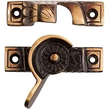 Antique Brass Window Sash Lock Solid Cast Brass Victorian Style Window Locks - Traditional - Window Hardware And Parts - by Renovators Supply Manufacturing | Houzz