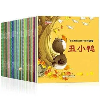 60 Picture Books of Chinese Bedtime Enlightenment Stories for Children 2-6 Years Old in Simplified Chinese & Pinyin, Perfect for Early Childhood Education