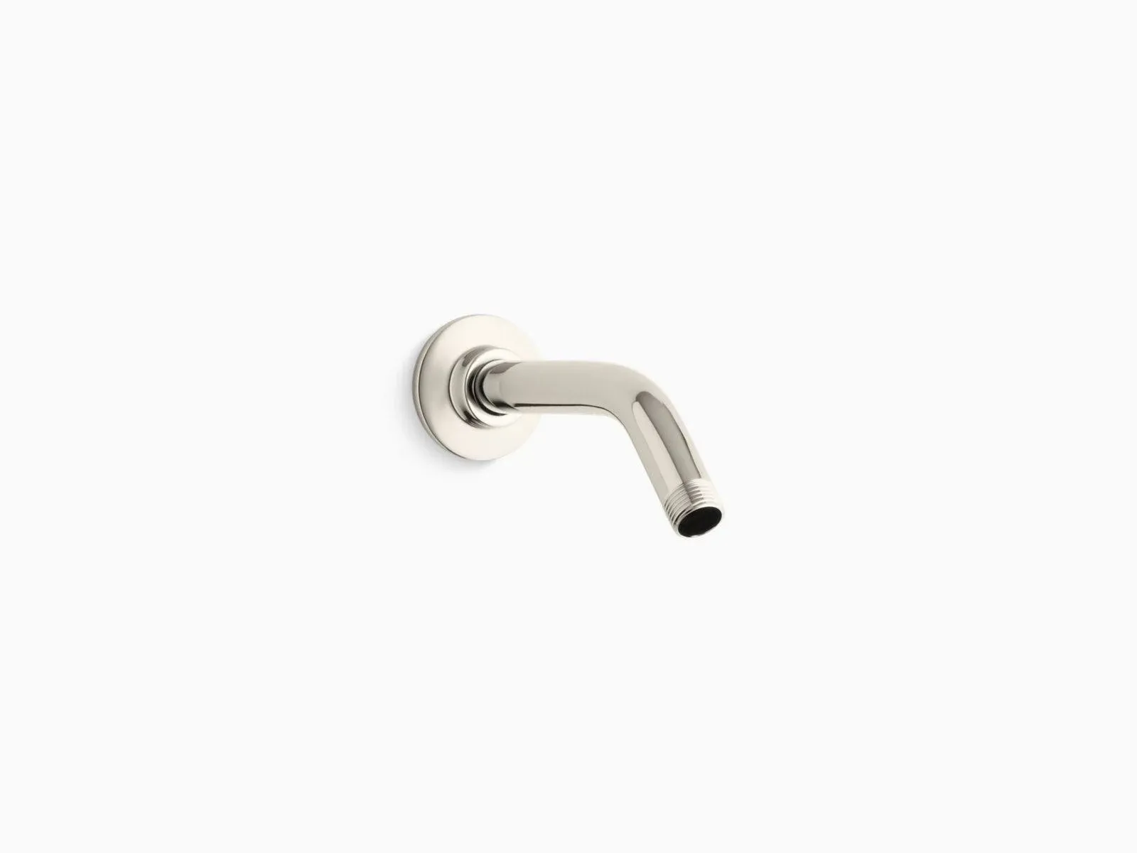 Kohler K-7397-SN Shower Arm and flange,7-1/2" Long - Vibrant Polished Nickel