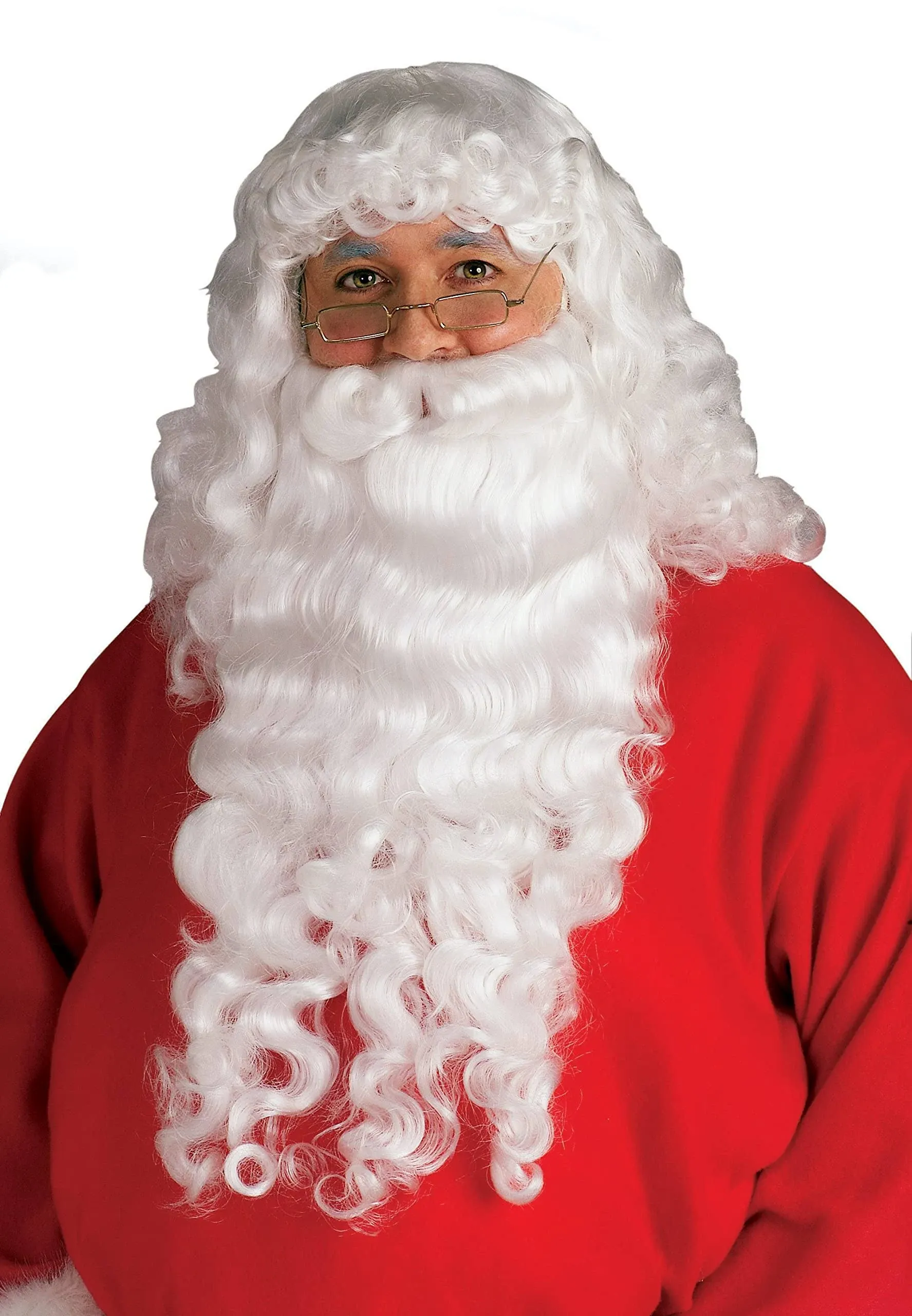 Santa Beard and Wig Adult Mens Santa Claus Costume Christmas Fancy Dress