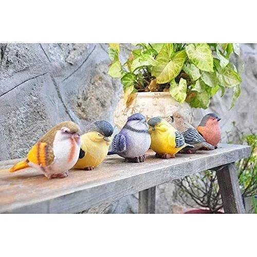 Bird Decor Decorative Birds - Outdoor and Indoor Statues Figurines... 