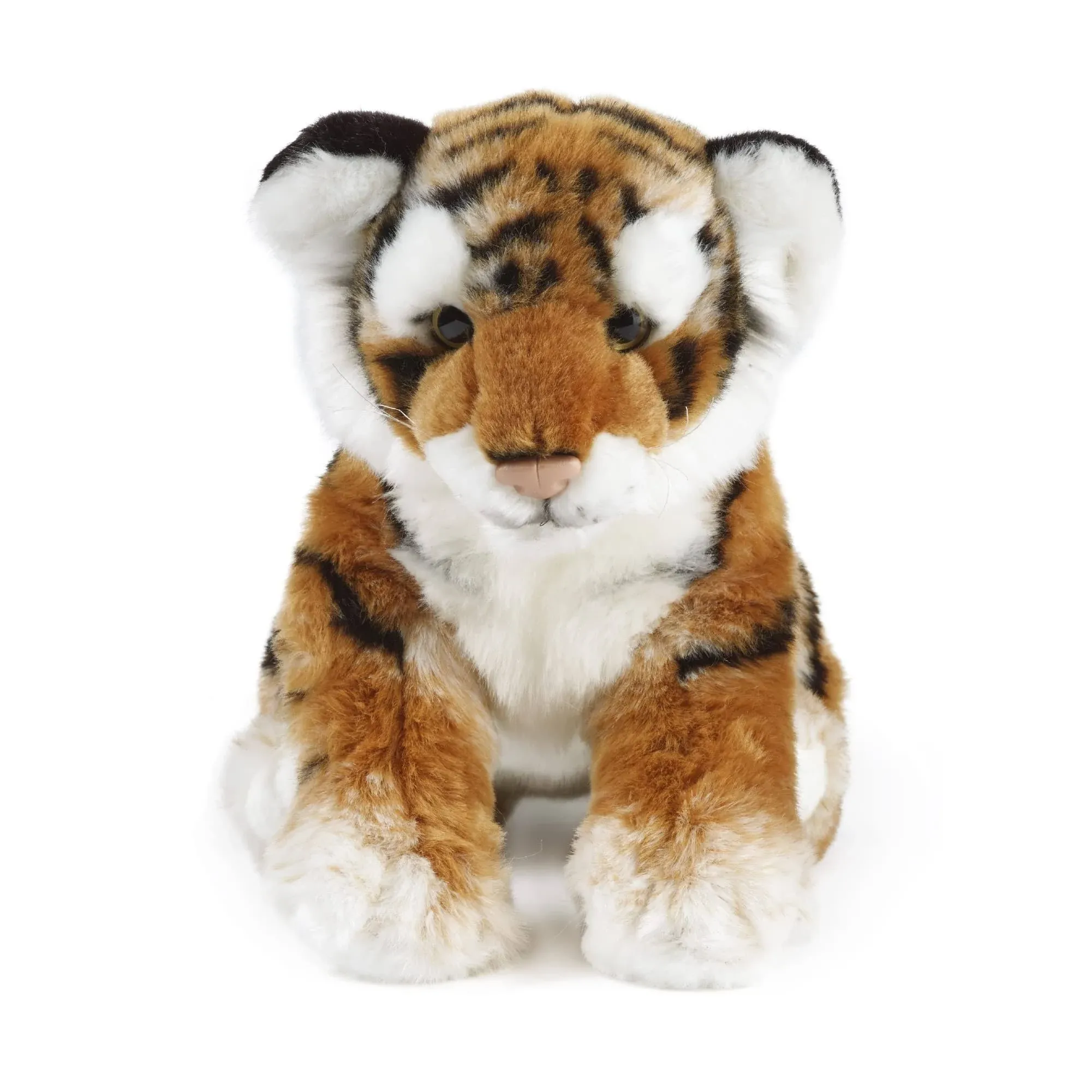 LIVING NATURE SITTING TIGER 40CM - AN328 CUTE CUDDLY PLUSH FLUFFY TEDDY SOFT