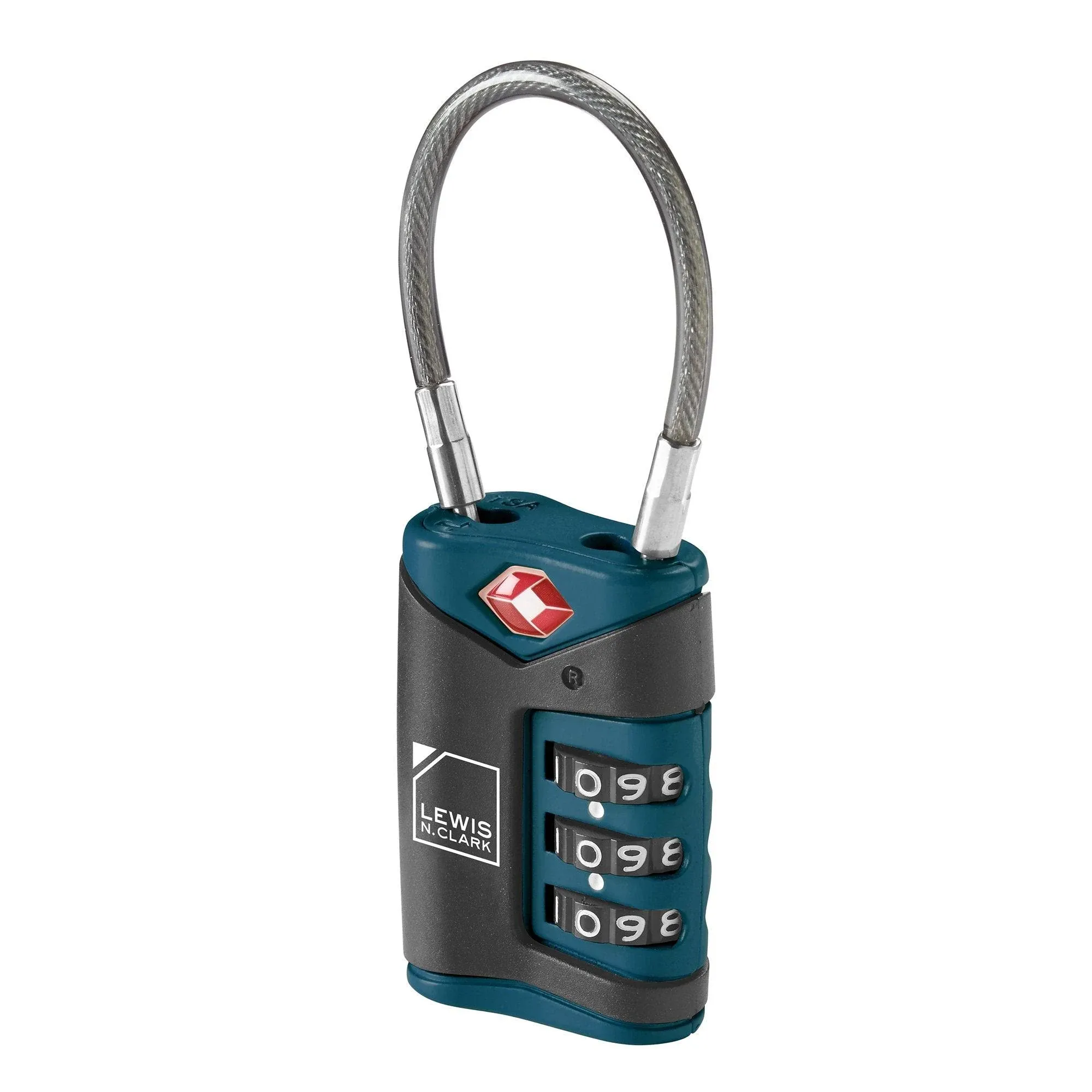 Lewis N. Clark TSA Cable Lock Blue