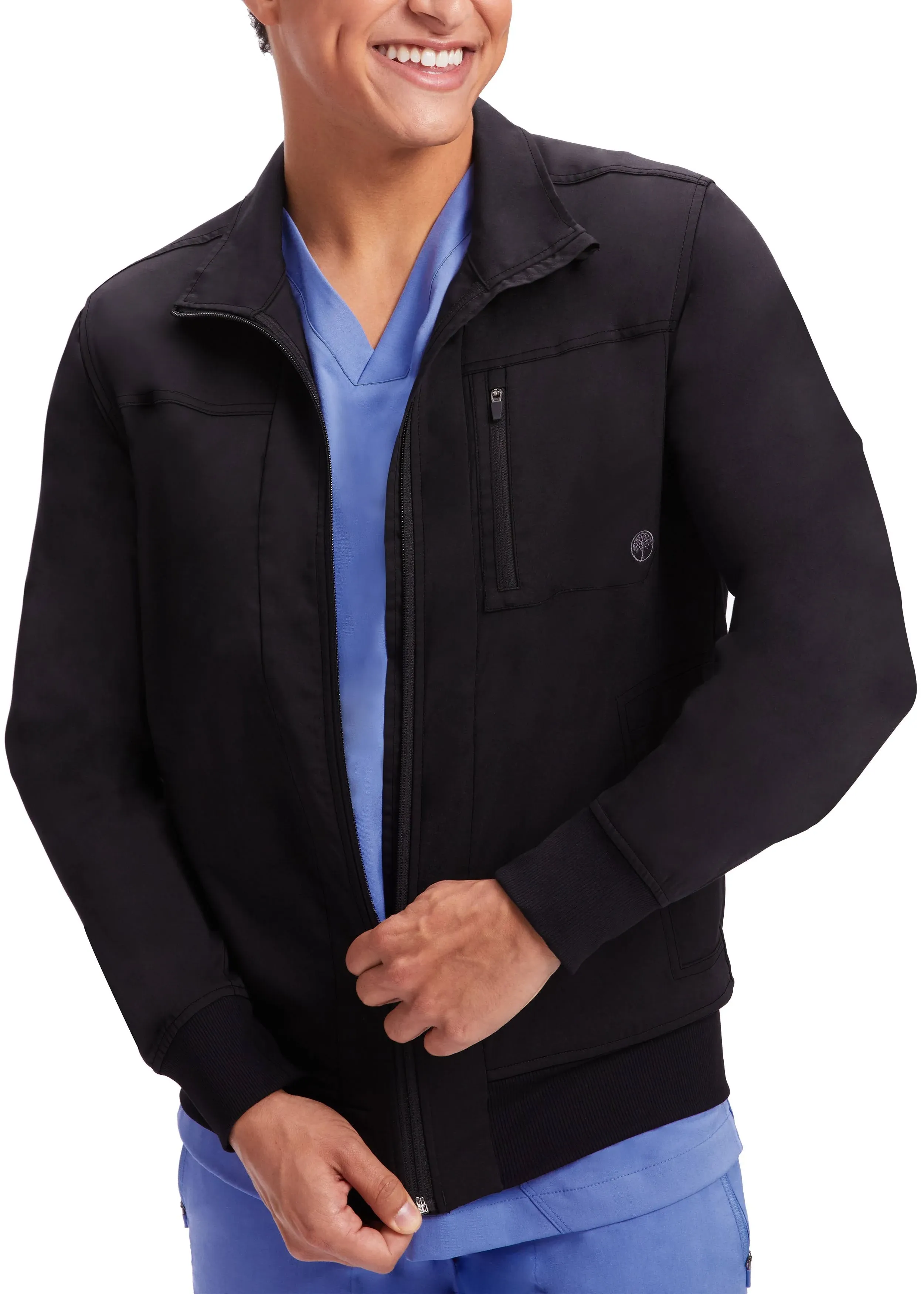 Healing Hands Men's Jonathan Bomber Scrub Jacket