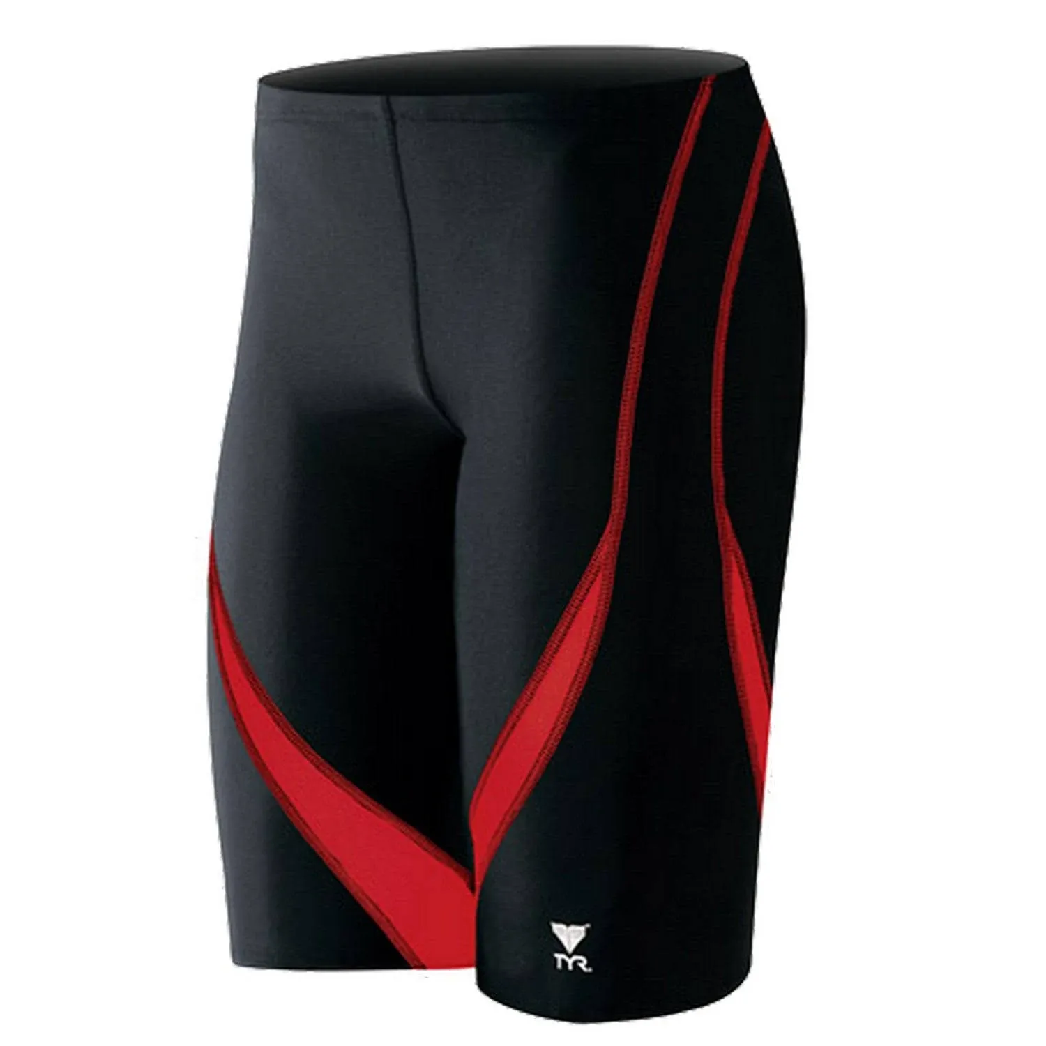 TYR Alliance Splice Jammer Men's Swimsuit 36 Black/Red